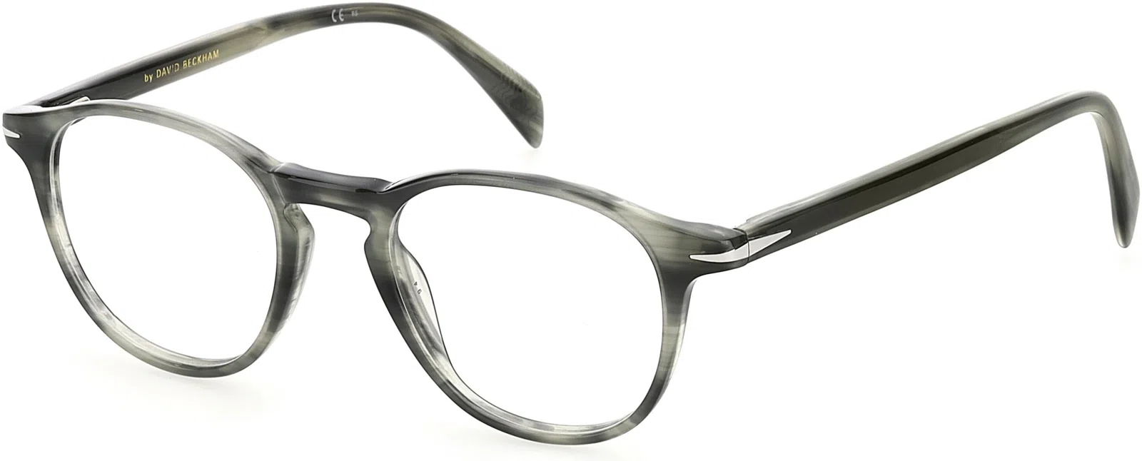 David Beckham DB1018 Eyeglasses - Gray Horn - view 18